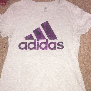 Gray adidas shirt
